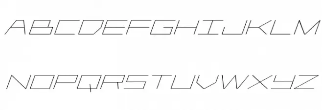 Player 1 Up Expanded Italic Polices MINUSCULES