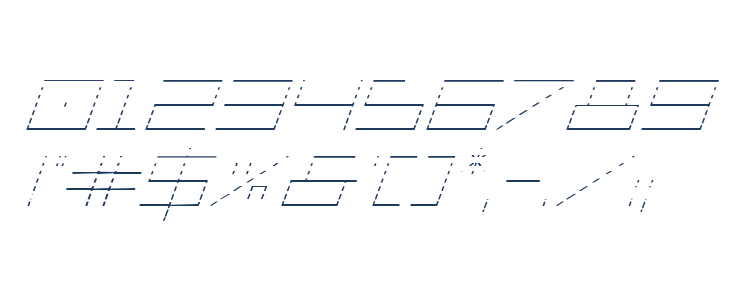 Player 1 Up Gradient Italic Other Characters