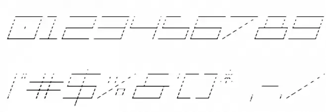 Player 1 Up Gradient Italic Font OTHER CHARS