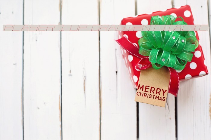 Player 1 Up Gradient Italic Example 2