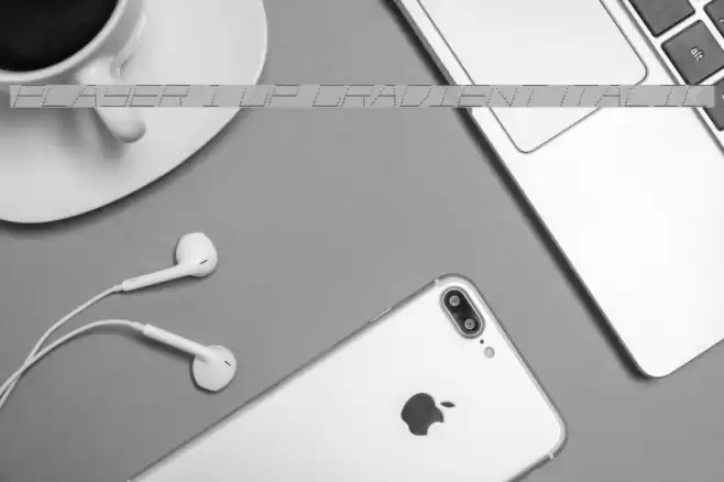 Player 1 Up Gradient Italic Font examples