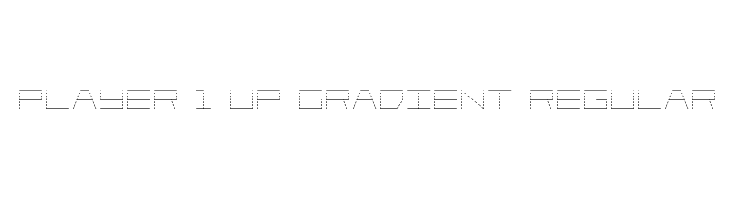 Player 1 Up Gradient Regular  Free Fonts Download