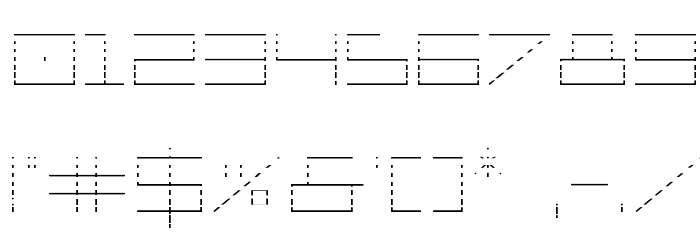 Player 1 Up Gradient Regular Font OTHER CHARS