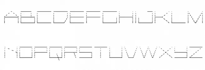 Player 1 Up Gradient Regular خط أحرف كبيرة