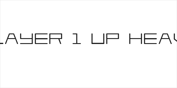 Player 1 Up Heavy Logo