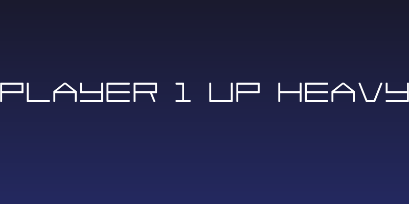 Player 1 Up Heavy Social Header