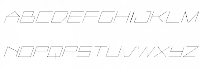 Player 1 Up Light Italic Fuentes MAYÚSCULAS