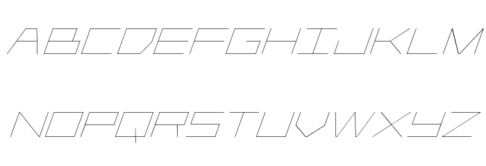 Player 1 Up Light Italic Font LOWERCASE