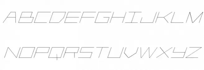 Player 1 Up Light Italic Schriftart Kleinbuchstaben