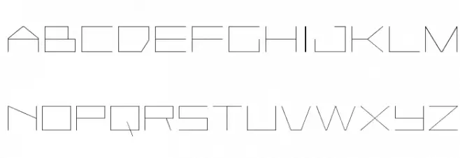 Player 1 Up Light Schriftart Groß
