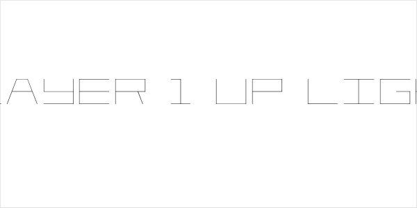 Player 1 Up Light Logo