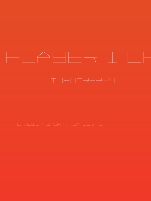Player 1 Up Light Poster