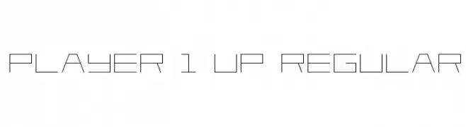 Player 1 Up Regular  नि: शुल्क फ़ॉन्ट्स डाउनलोड