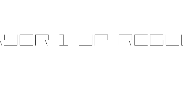 Player 1 Up Regular Logo