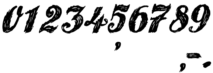Player One Font OTHER CHARS