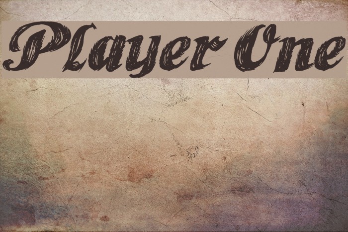 Player One Font examples