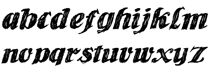 Player One Font LOWERCASE