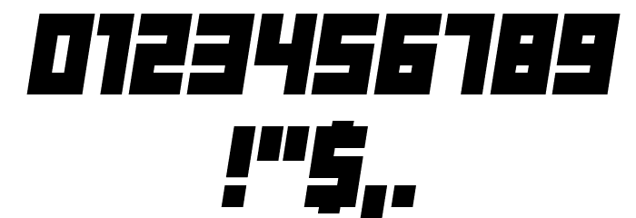 Players Bold Italic Font OTHER CHARS