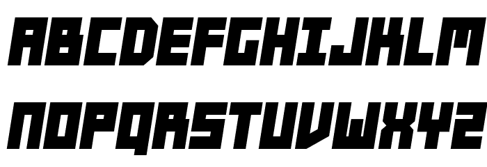 Players Bold Italic Font LOWERCASE
