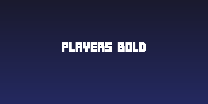 Players Bold Social Header