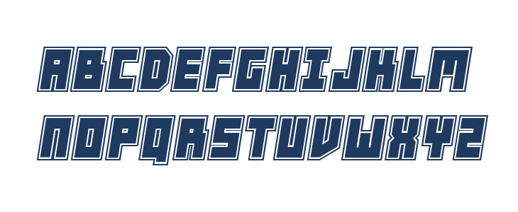 Players College Italic Lowercase