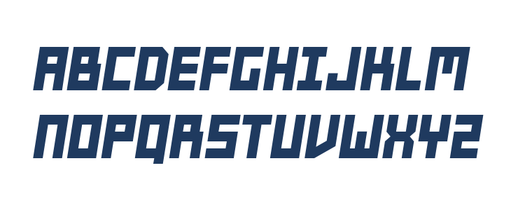 Players Italic Lowercase