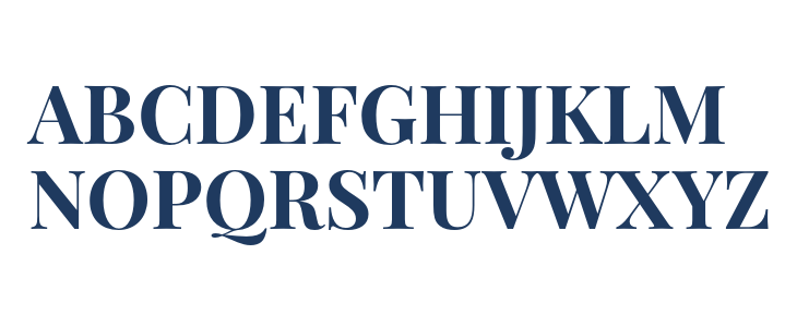 Playfair Display Bold1 Uppercase