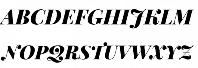 Playfair Display SC Black Italic フォント 大文字