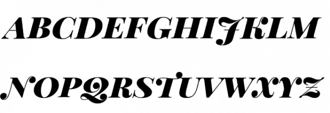 Playfair Display SC Black Italic Schriftart Kleinbuchstaben