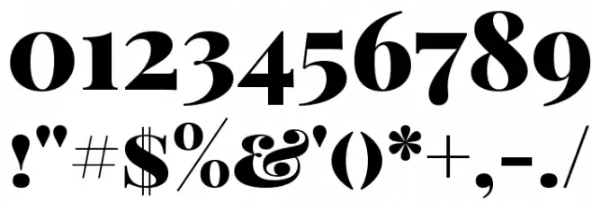 Playfair Display SC Black Font OTHER CHARS