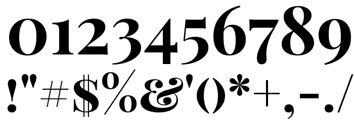 Playfair Display SC Bold Font OTHER CHARS