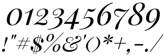 Playfair Display SC Italic フォント その他の文字