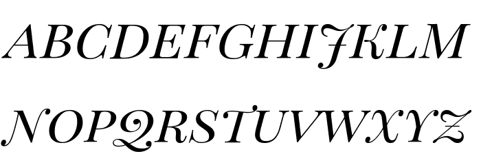 Playfair Display SC Italic フォント 小文字