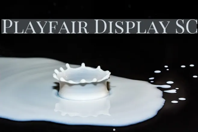 Playfair Display SC Example 1