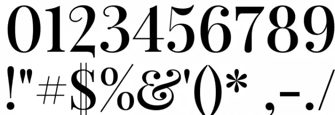 Playfair Display SemiBold Polices AUTRES CHARS