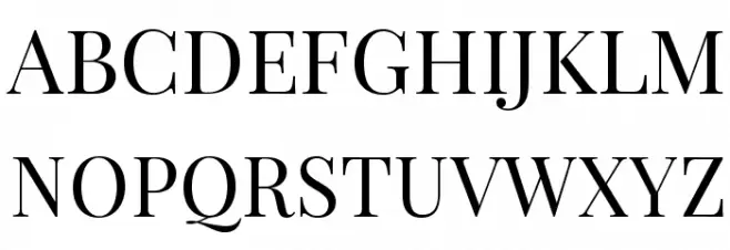 PlayfairDisplay Schriftart Groß