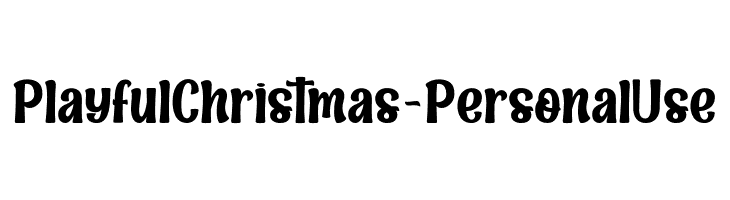 Playful Christmas-Personal Use   Fuentes Gratis Descargar