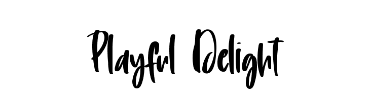 Playful Delight  フリーフォントのダウンロード
