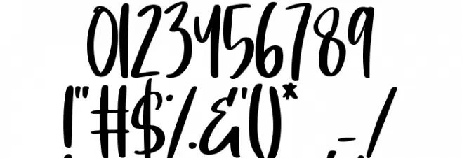 Playful Delight Font OTHER CHARS