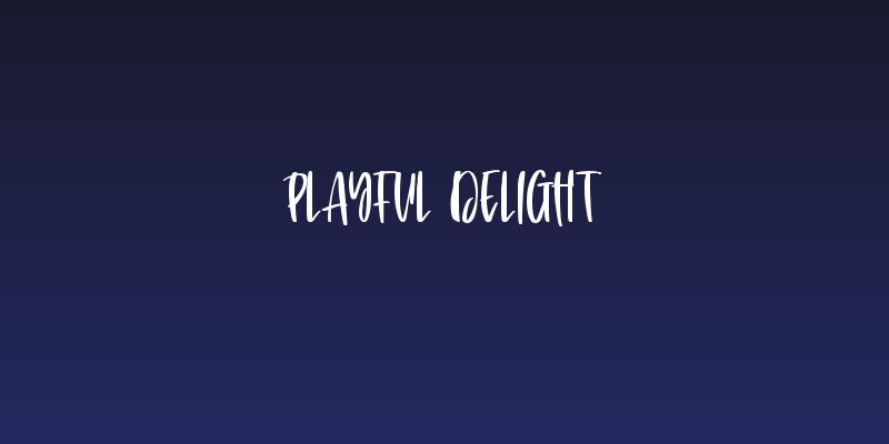 Playful Delight Social Header