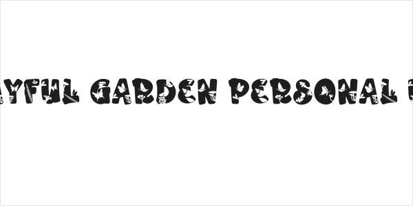 Playful Garden Personal Use Logo