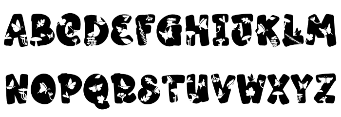 Playful Garden Personal Use Font LOWERCASE