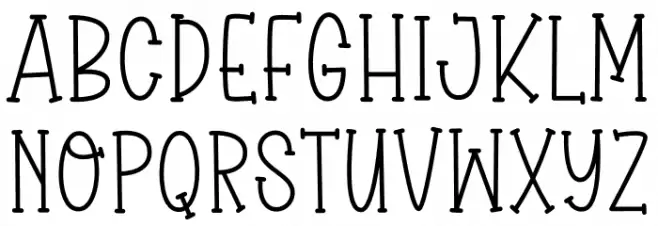 Playful Market Шрифта ВЕРХНИЙ
