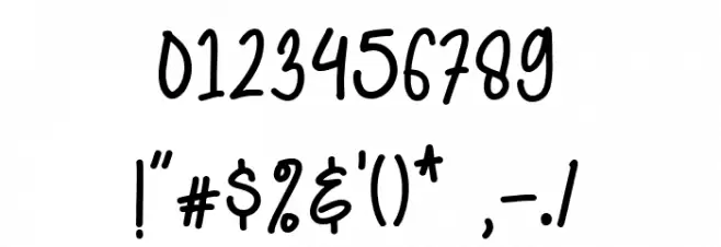 Playful Mono Regular Font OTHER CHARS