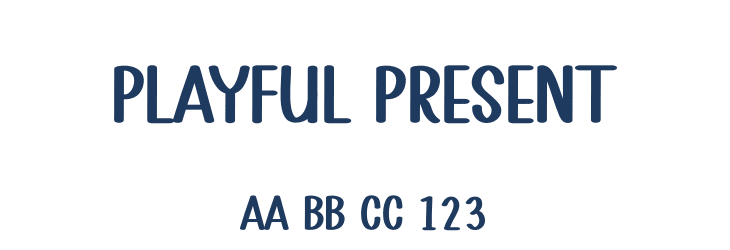Playful Present Font Preview