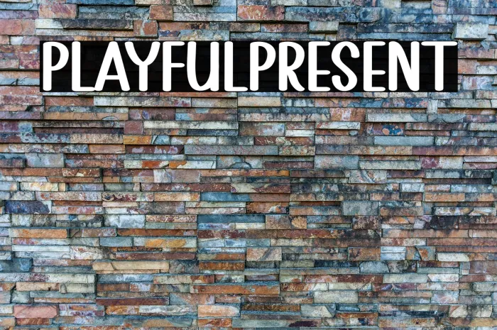 Playful Present Example 1