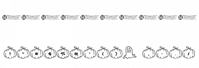 Playful*Pumpkins Font OTHER CHARS