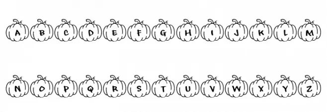 Playful*Pumpkins Шрифта ВЕРХНИЙ
