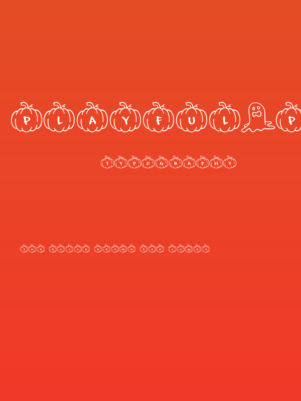 Playful*Pumpkins Poster