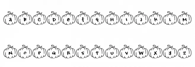 Playful*Pumpkins Fuentes MINÚSCULAS